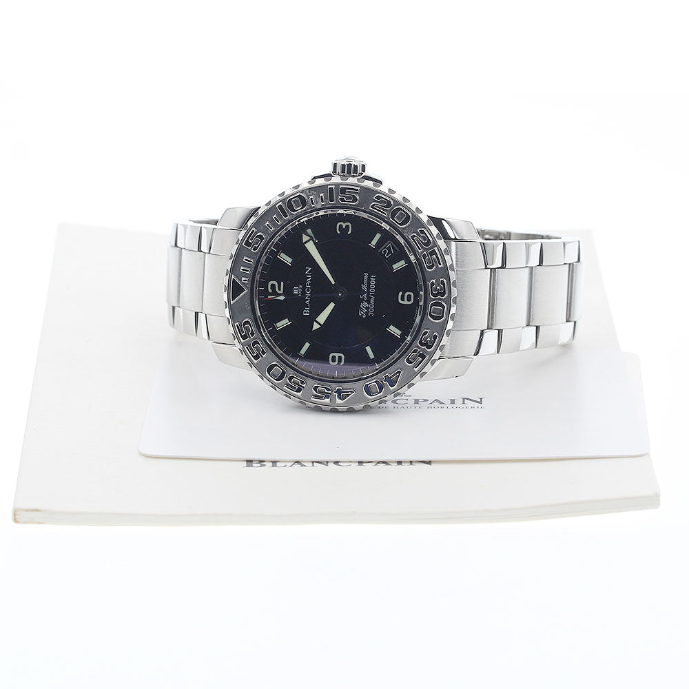Blancpain Fifty Fathoms 2200-1130-71 Date black Dial Automatic Men's_905980