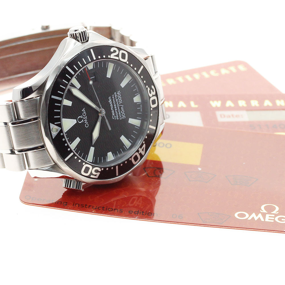 OMEGA Seamaster300 2254.50 Date black Dial Automatic Men's Watch_906004