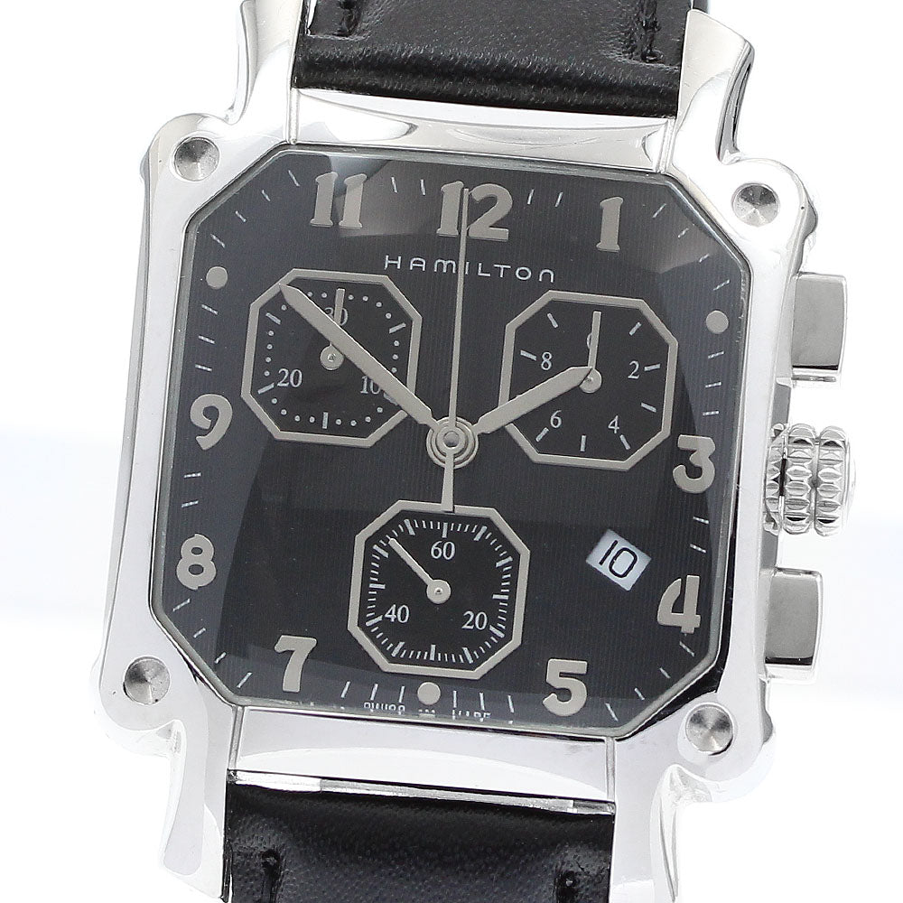 HAMILTON Lloyd H194120 Chronograph black Dial Quartz Men's Watch_906005