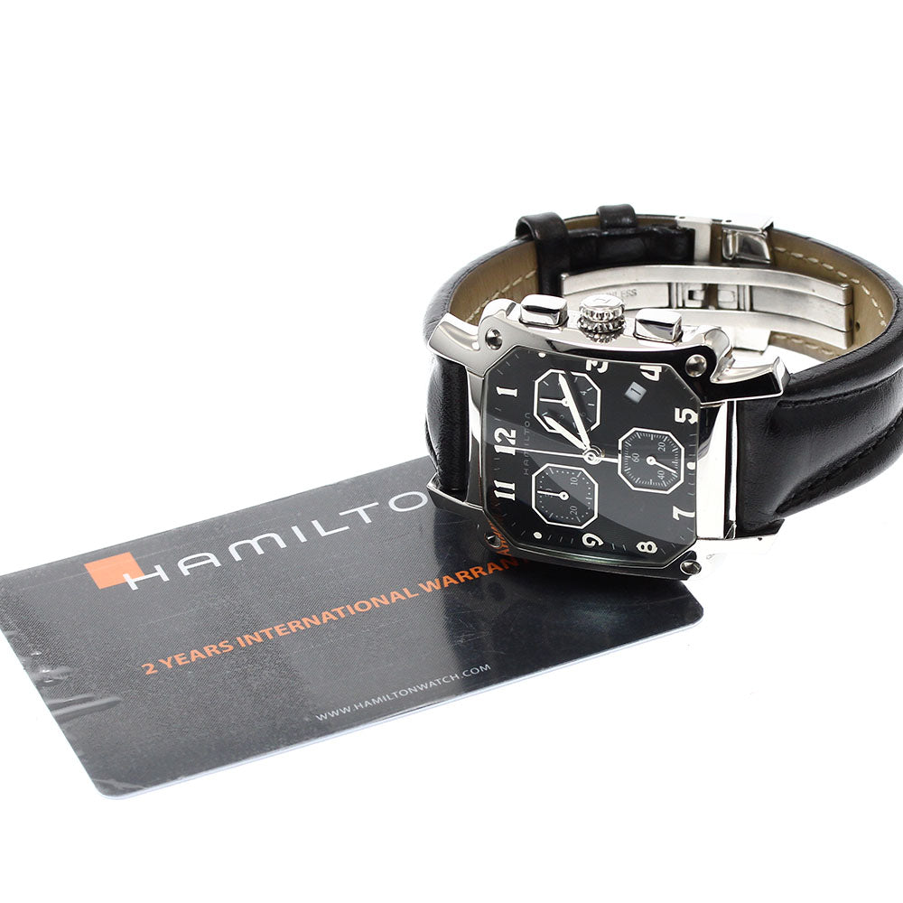 HAMILTON Lloyd H194120 Chronograph Date Black Dial Quartz Men's Watch_906006