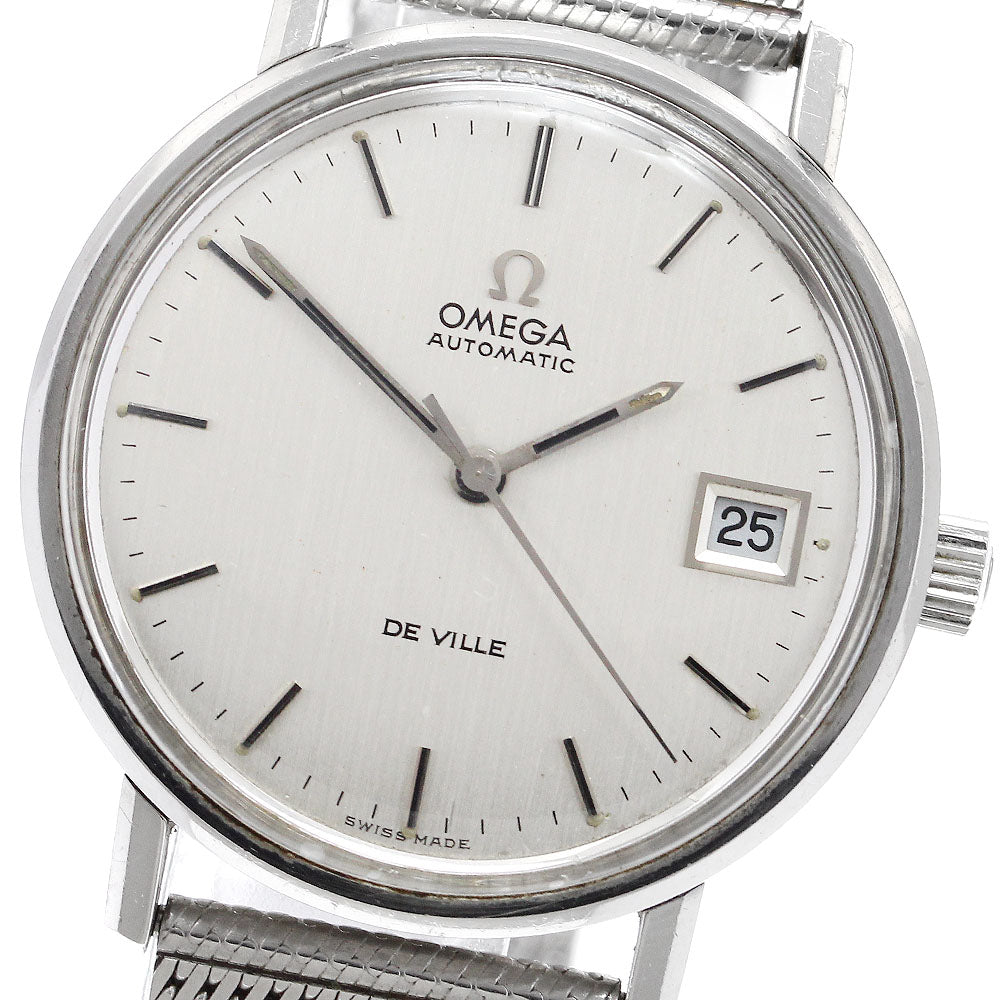 OMEGA De Ville 166.0086 cal.1002 date Silver Dial Automatic Men's Watch_906009