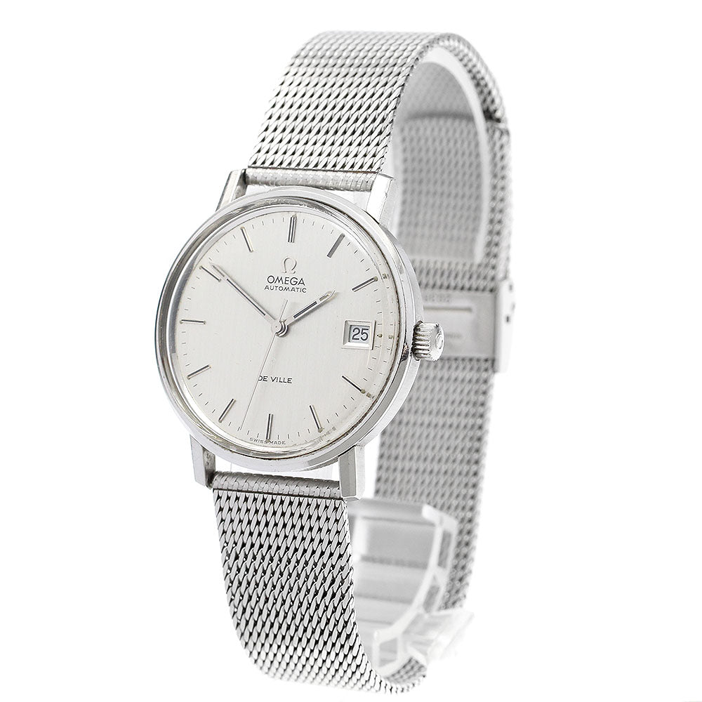 OMEGA De Ville 166.0086 cal.1002 date Silver Dial Automatic Men's Watch_906009