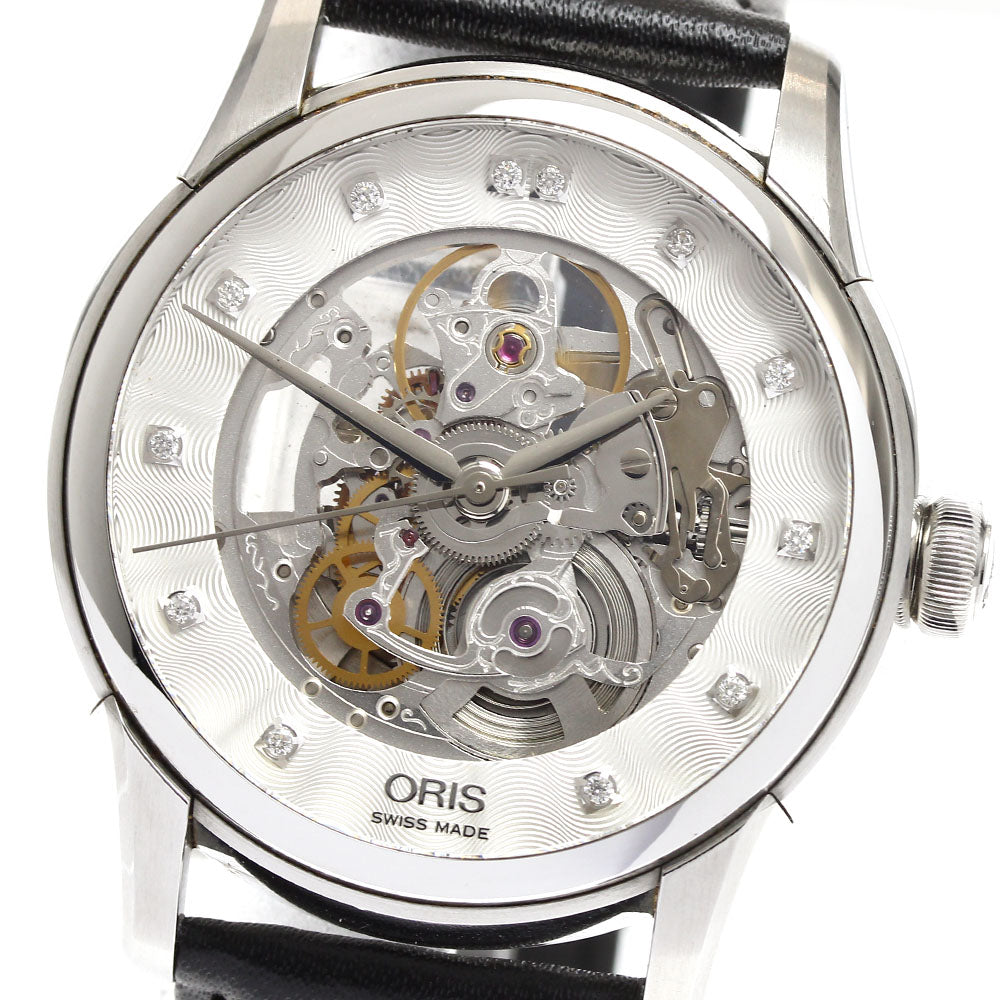 ORIS Artelier 7670 Skeleton 12P Diamond Automatic Men's Watch_906015