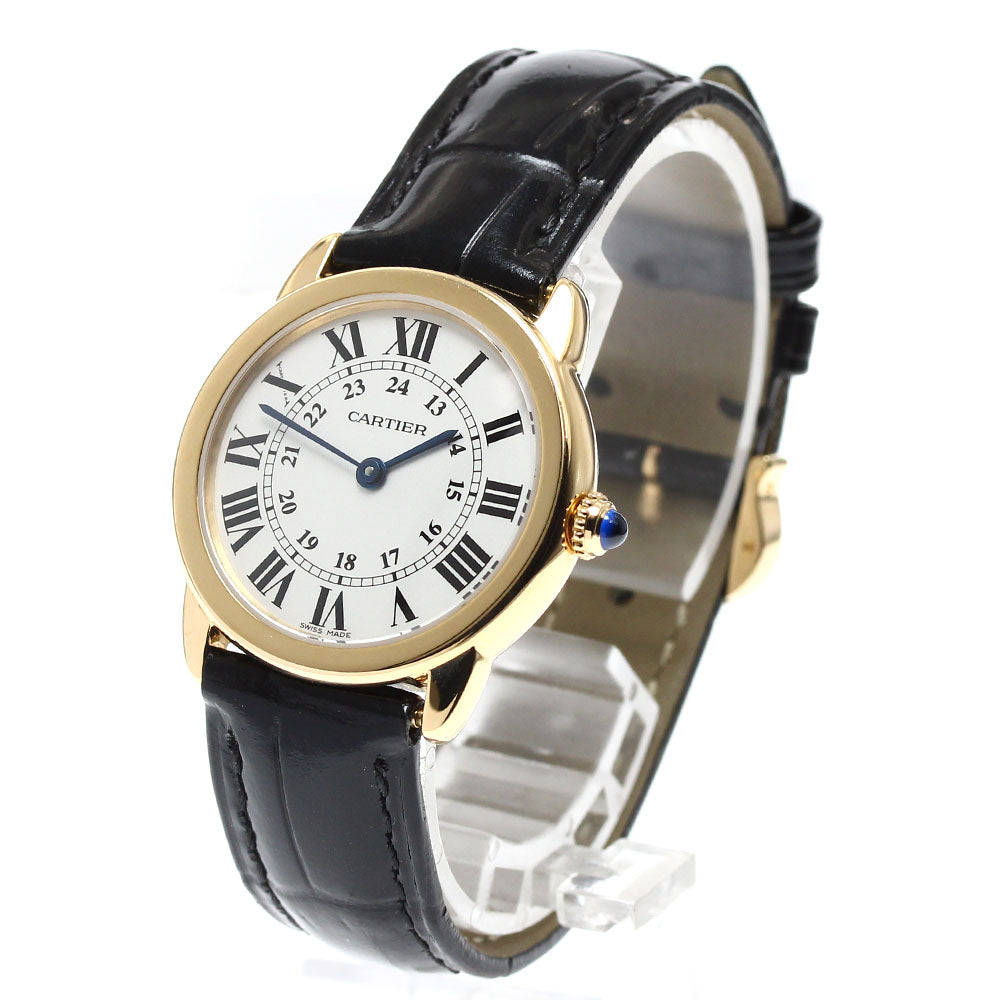 CARTIER Ronde Solo SM W6700355 Silver Dial Quartz Ladies Watch_906018