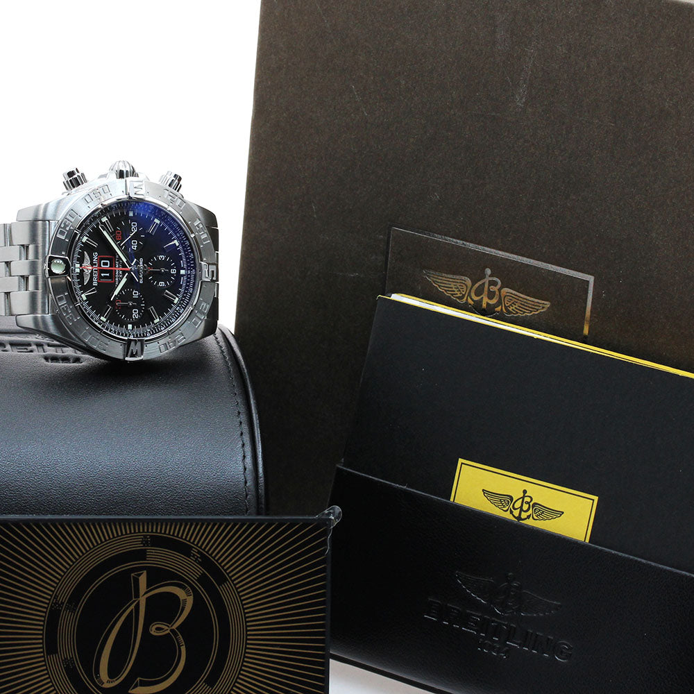 BREITLING Chronomat Blackbird A44360 Date Chronograph Automatic Men's_906019