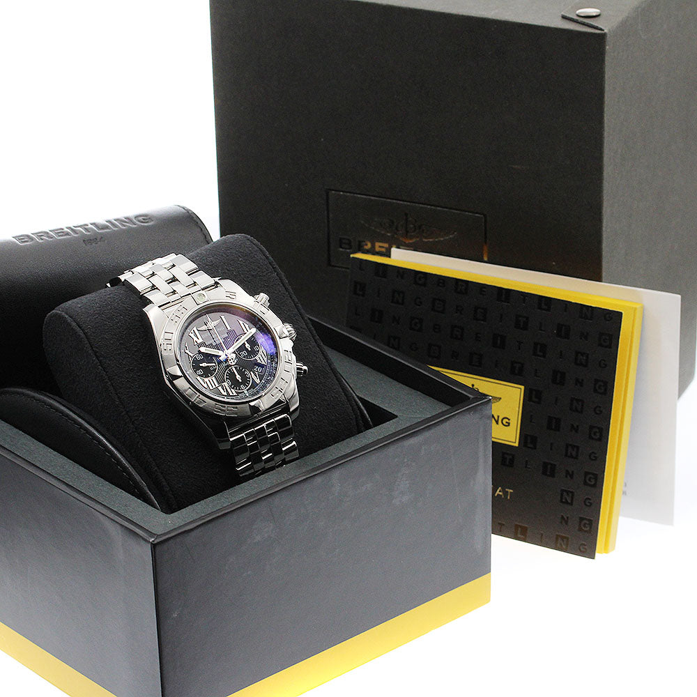 BREITLING Chronomat 44 AB0110 Date black Dial Automatic Men's Watch_906032
