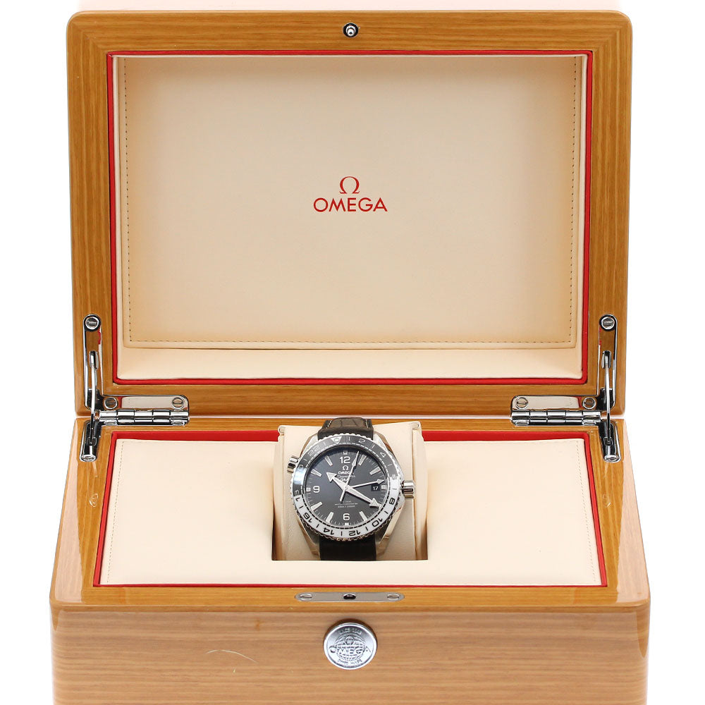 OMEGA Seamaster600 Planet Ocean 215.30.44.22.01.001 GMT Date Coaxial black Dial Automatic Men's Watch_906044