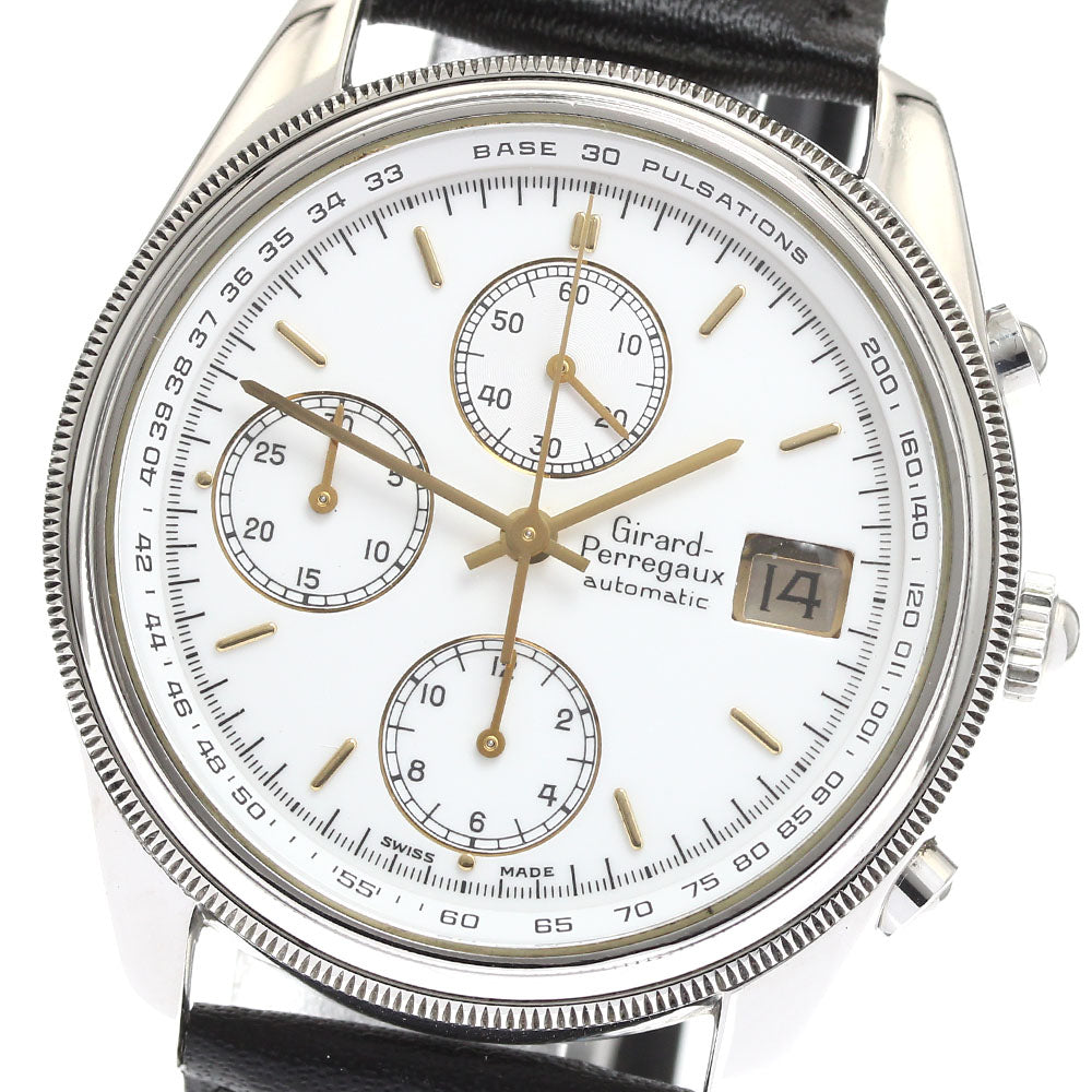 GIRARD PERREGAUX GP4900 Chronograph white Dial Automatic Men's Watch_906045