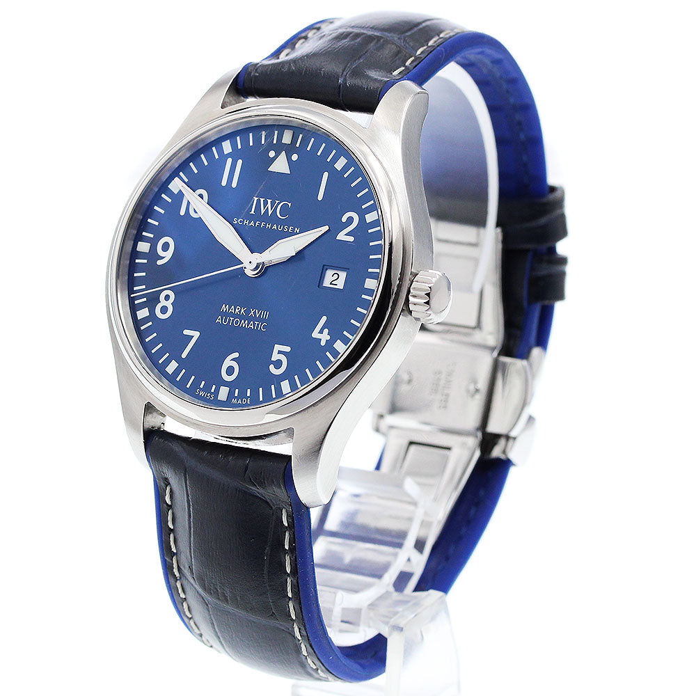 IWC SCHAFFHAUSEN Pilot Watch Mark 18 Petit Platons IW327004 Date Navy Dial Automatic Men's Watch_906048