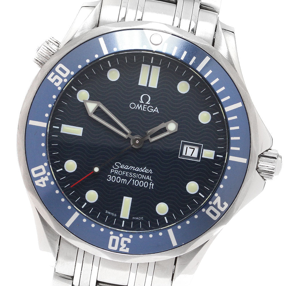 OMEGA Seamaster300 2541.80 Date Navy Dial Quartz Men's Watch_906059