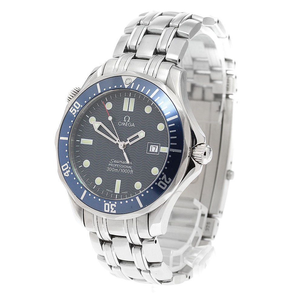 OMEGA Seamaster300 2541.80 Date Navy Dial Quartz Men's Watch_906059