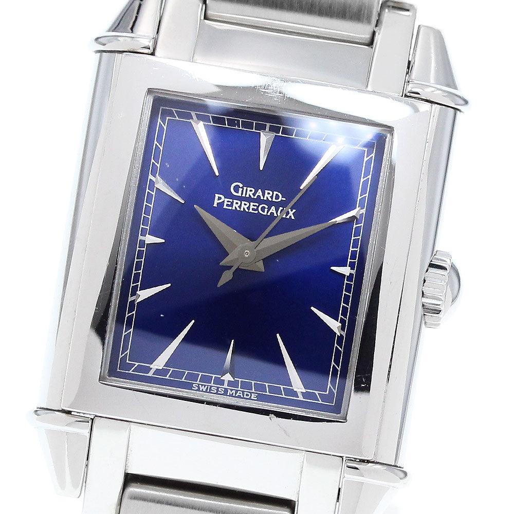 GIRARD PERREGAUX vintage 2590 blue Dial Hand Winding Ladies Watch_906060