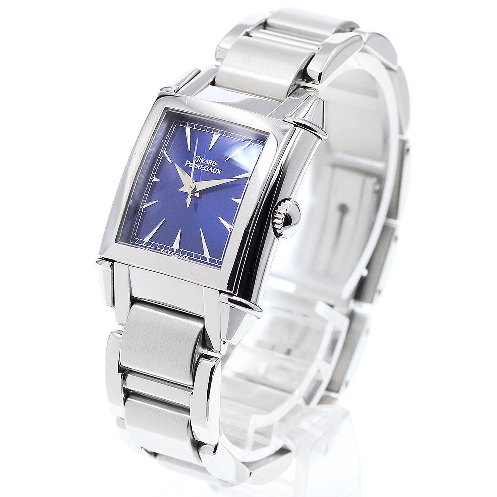 GIRARD PERREGAUX vintage 2590 blue Dial Hand Winding Ladies Watch_906060