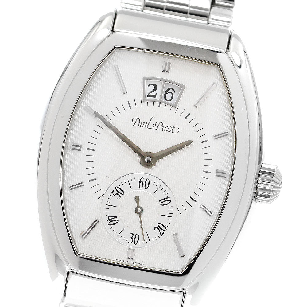 PaulPicot Fircher 2000 4093 Date Small Second Silver Dial Automatic Men's_906067