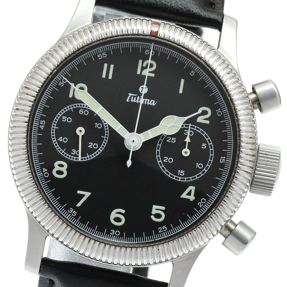 TUTIMA Freeger 783-01 Chronograph black Dial Hand Winding Men's Watch_906070