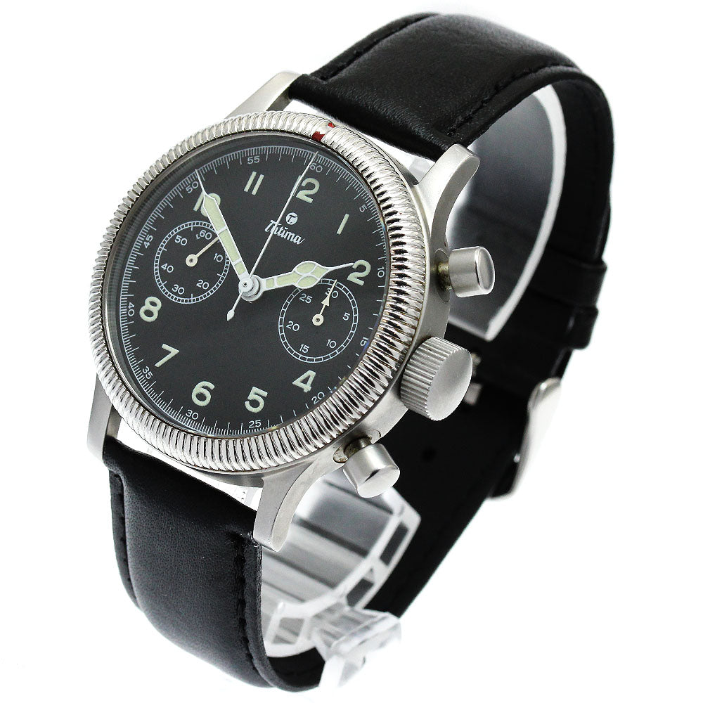TUTIMA Freeger 783-01 Chronograph black Dial Hand Winding Men's Watch_906070