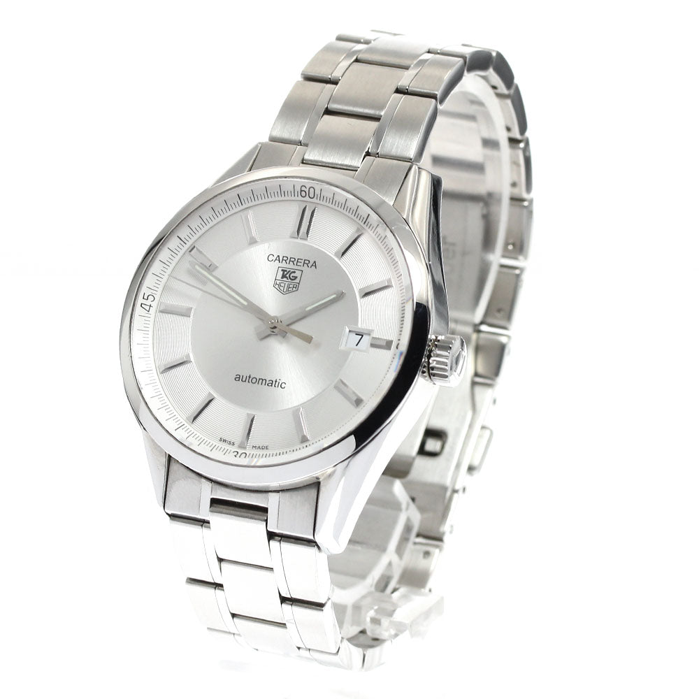 TAG HEUER Carrera Caliber 5 WV211A-0 Date Silver Dial Automatic Men's_906074