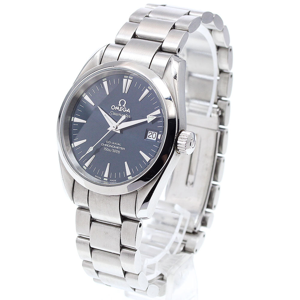OMEGA Seamaster Aqua Terra 2504.80 Date Navy Dial Automatic Boy's Watch_906078