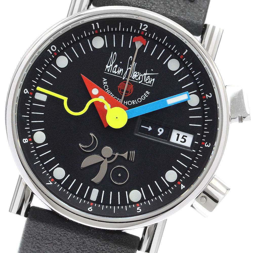 Alain Silberstein Le Reveil LR21 GMT alarm black Dial Automatic Men's_906084