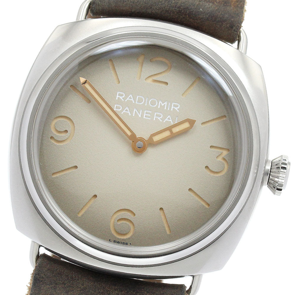 PANERAI Radiomir Tre Giorni PAM01350 Brown Dial Hand Winding Men's Watch_906101