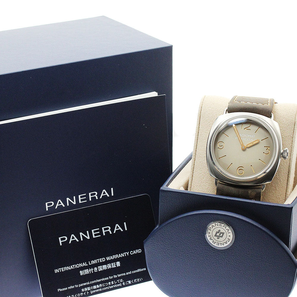 PANERAI Radiomir Tre Giorni PAM01350 Brown Dial Hand Winding Men's Watch_906101