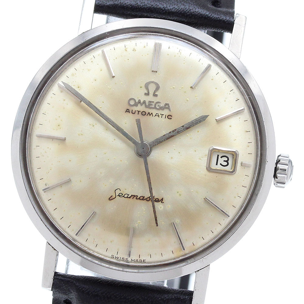 OMEGA Seamaster Date vintage Silver Dial Automatic Men's Watch_906105