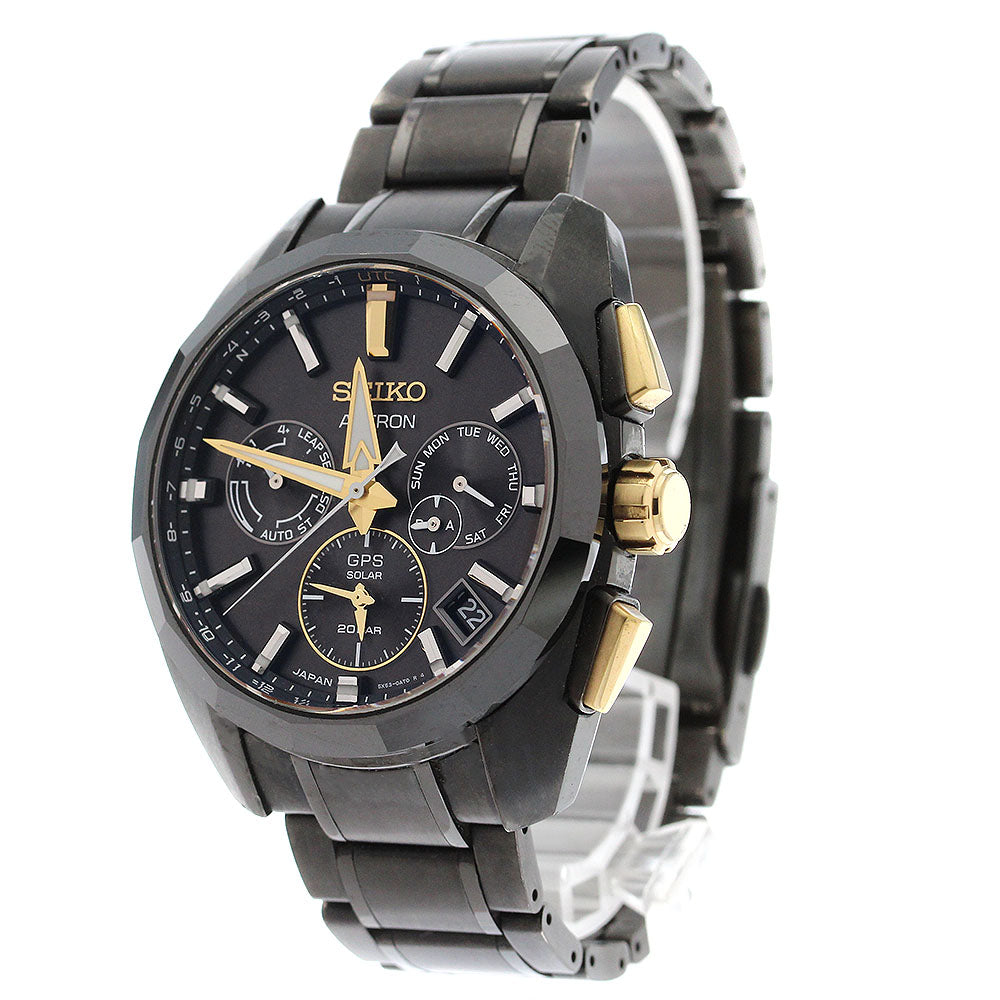 SEIKO Astron SBXC073/5X53-0BB0 GPS Solar Powered Radio Men's Watch_906116