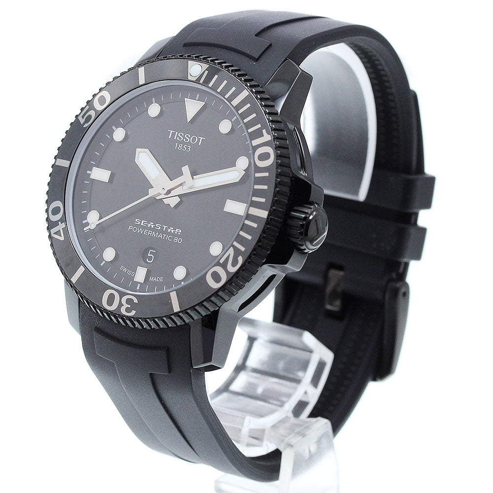 TISSOT Sea star 1000 T120407 Date black Dial Automatic Men's Watch_906132
