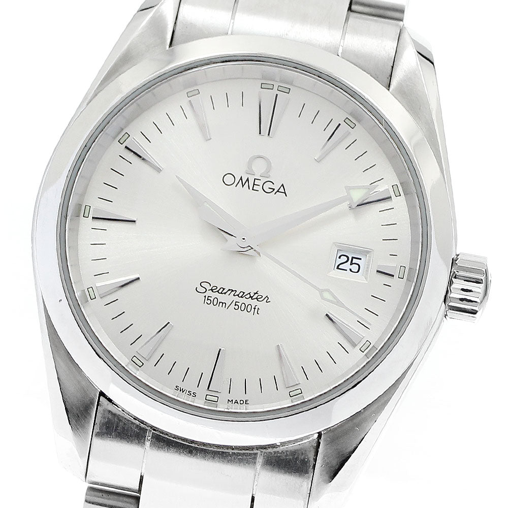 OMEGA Seamaster Aqua Terra 2518.30 Date Silver Dial Quartz Men's Watch_906138