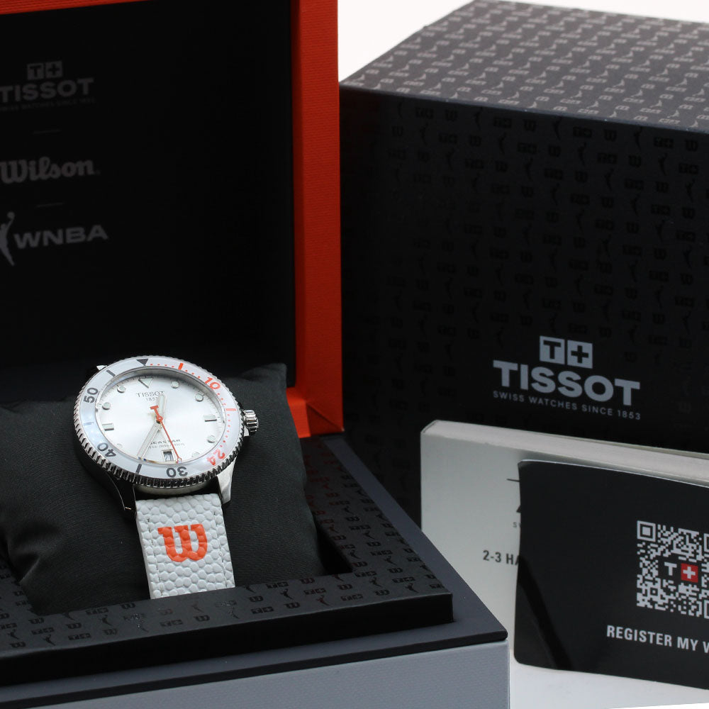 TISSOT Sea star T120.410.17.011.00 WNBA Wilson Silver Dial Quartz Men's Watch_906148