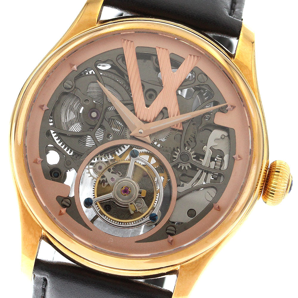 VARTIX Desir Gold VX02 Tourbillon skeleton Dial Hand Winding Men's Watch_906156