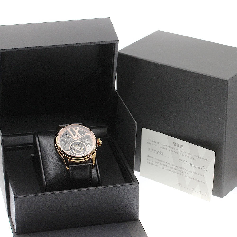VARTIX Desir Gold VX02 Tourbillon skeleton Dial Hand Winding Men's Watch_906156