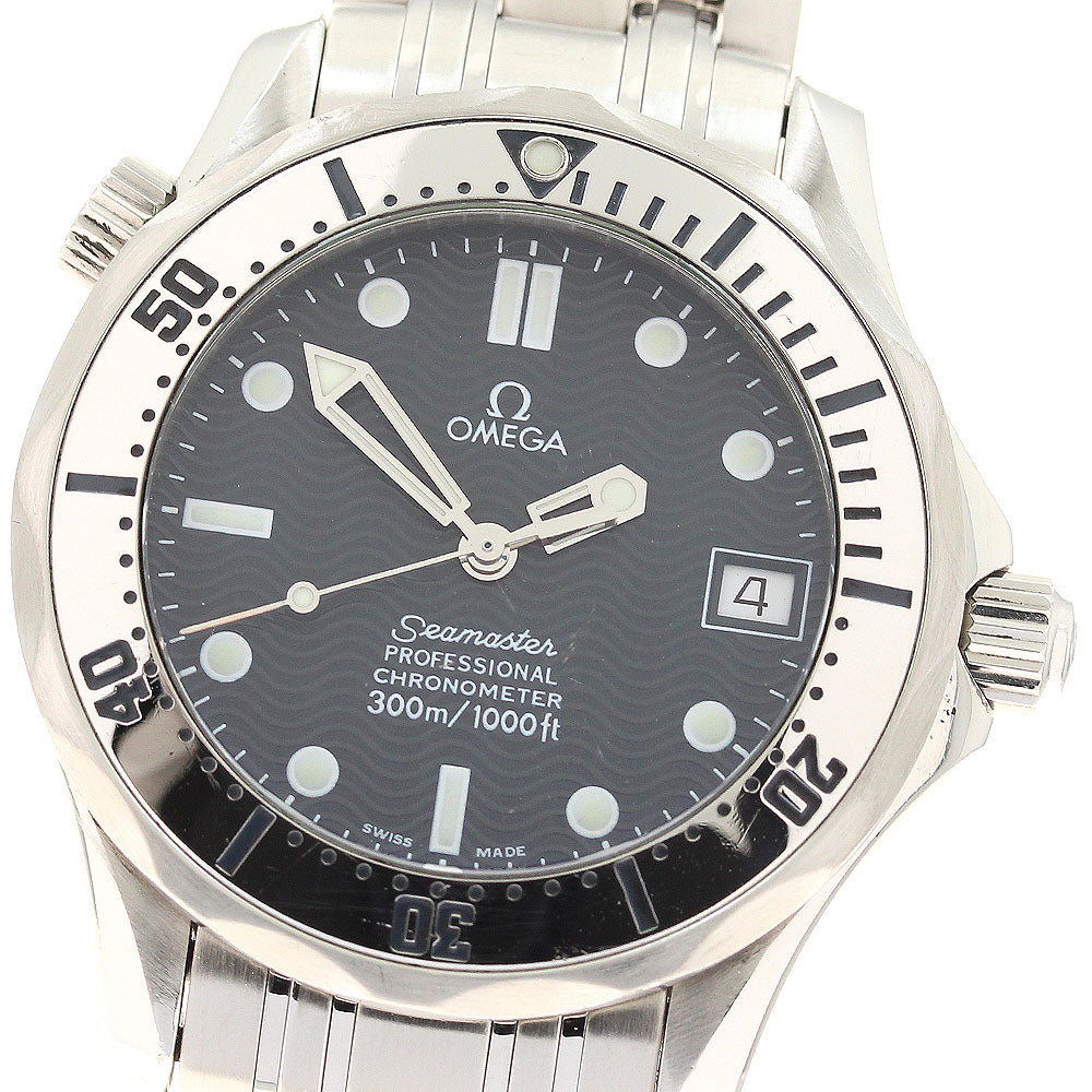 OMEGA Seamaster Diver 300M 2552.80 Date Navy Dial Automatic Boy's Watch_906164
