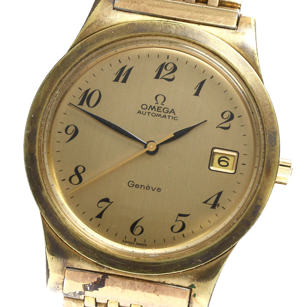 OMEGA Geneve 166.0168 Date Cal.1012 gold Dial Automatic Men's Watch_906167