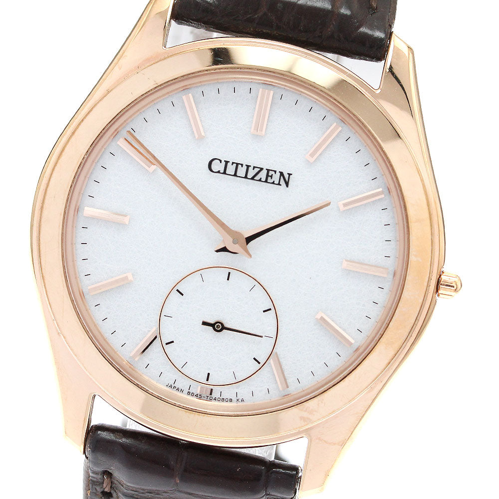 CITIZEN Eco Drive One 8845-T027547 Tosa Japanese paper dial white Dial Solar Powered Men's Watch_906168