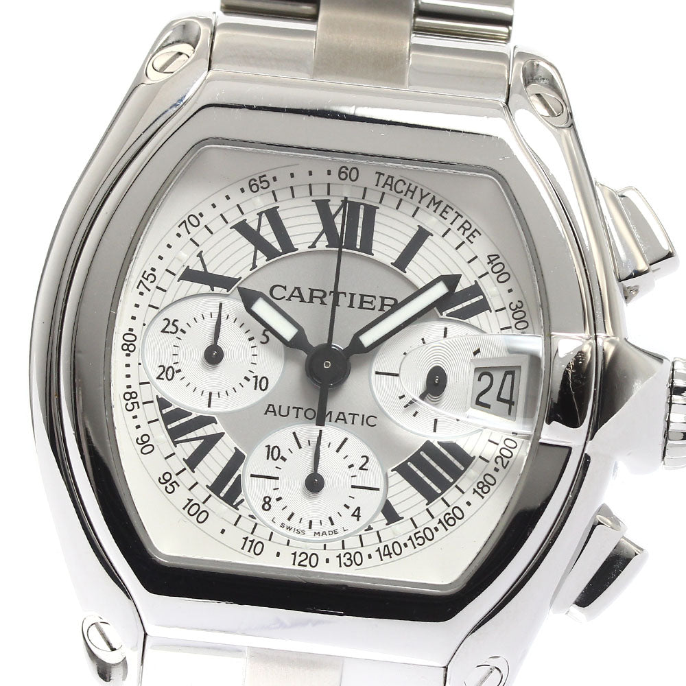 CARTIER Roadster XL W62006X6 Date Chronograph Automatic Men's Watch_906185