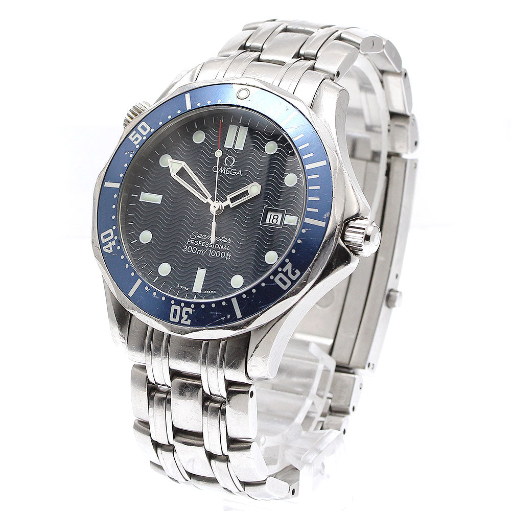 OMEGA Seamaster300 2541.80 Date Navy Dial Quartz Men's Watch_906226