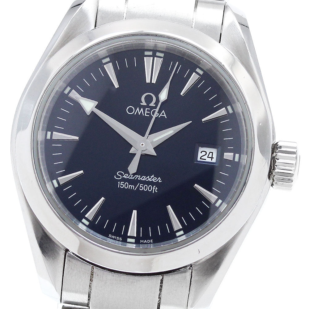 OMEGA Seamaster Aqua Terra 2577.50 Date black Dial Quartz Ladies Watch_906228