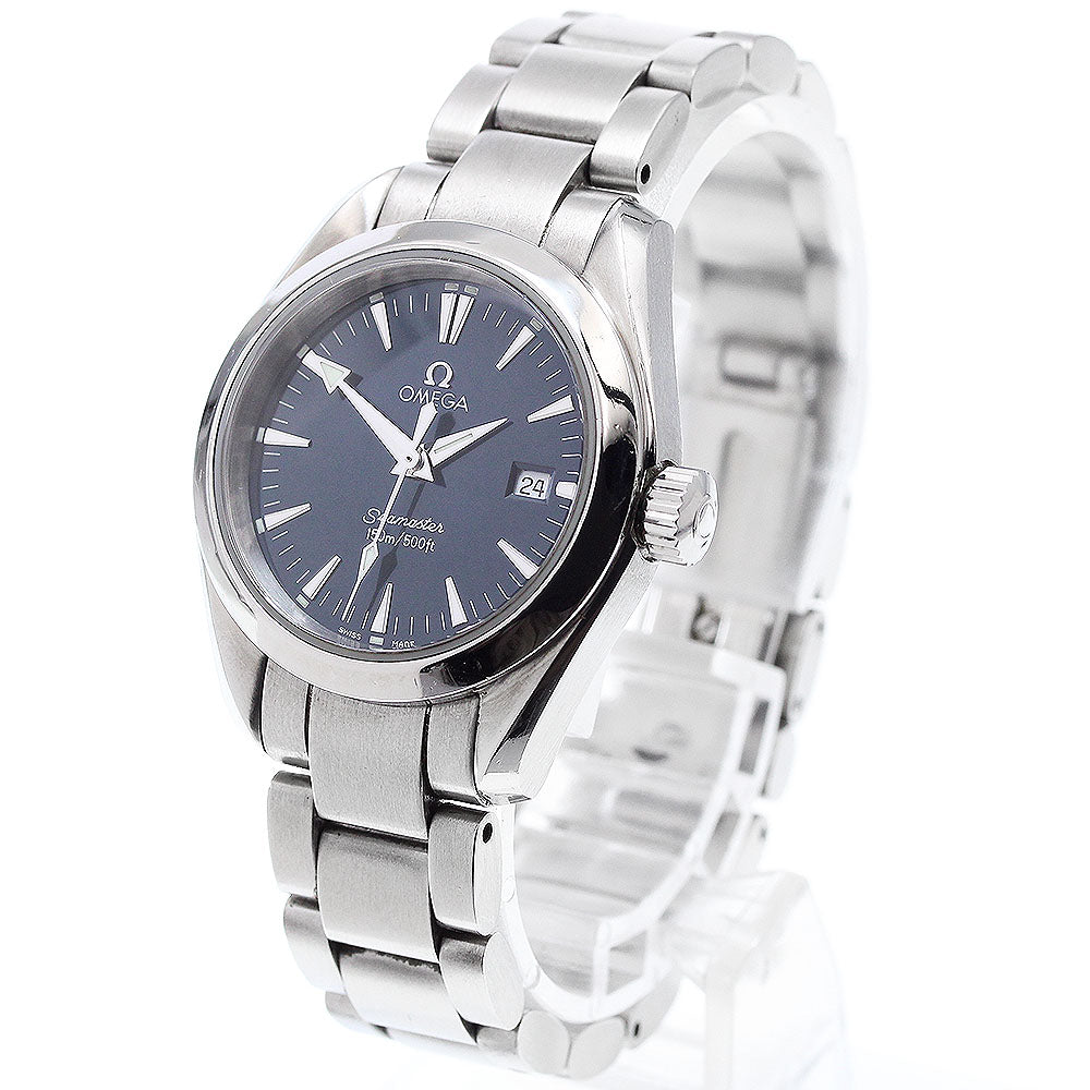 OMEGA Seamaster Aqua Terra 2577.50 Date black Dial Quartz Ladies Watch_906228