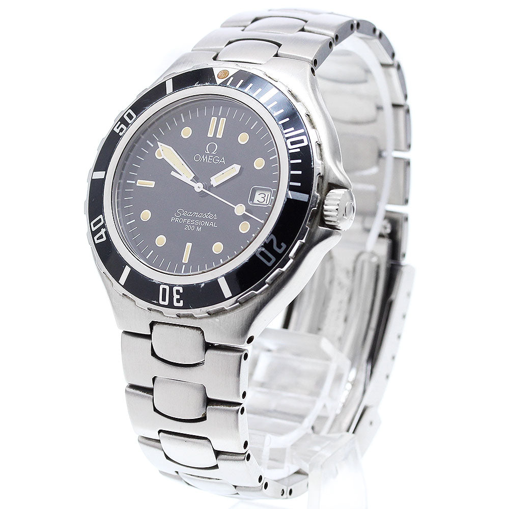 OMEGA Seamaster200 Date black Dial Quartz Men's Watch_906235