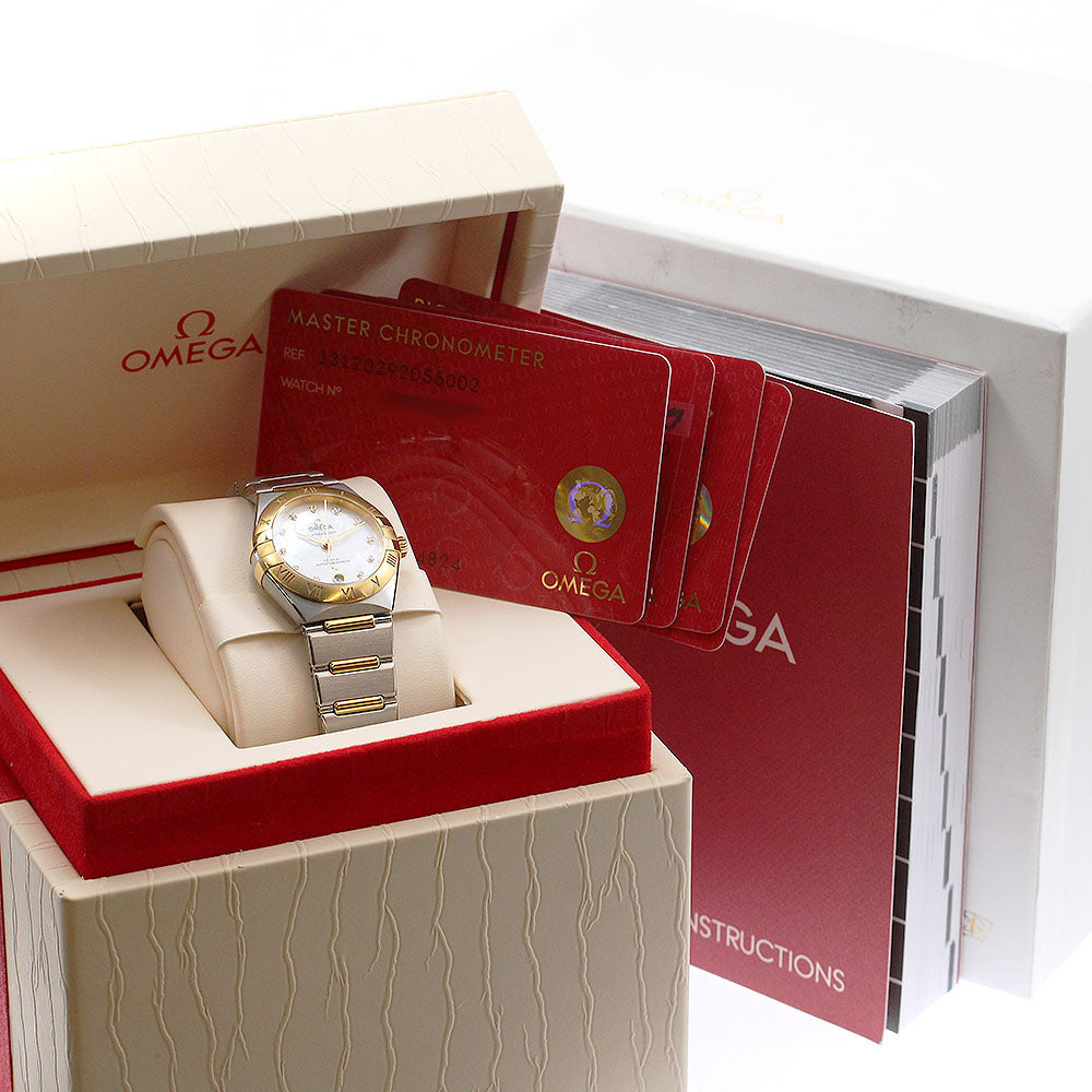 OMEGA Constellation 131.20.29.20.55.002 Co-Axial Date White shell Dial Automatic Ladies Watch_906243