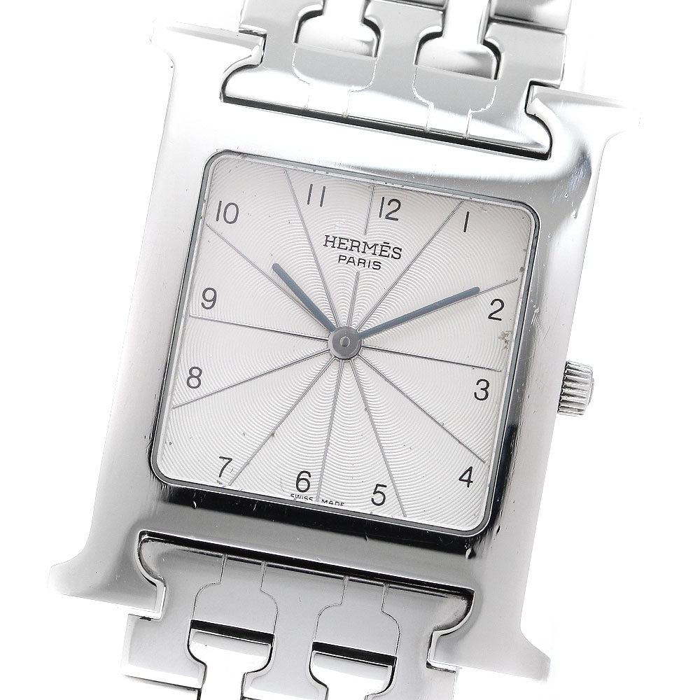 HERMES H watch HH1.710 Silver Dial Quartz Men's Watch_906253
