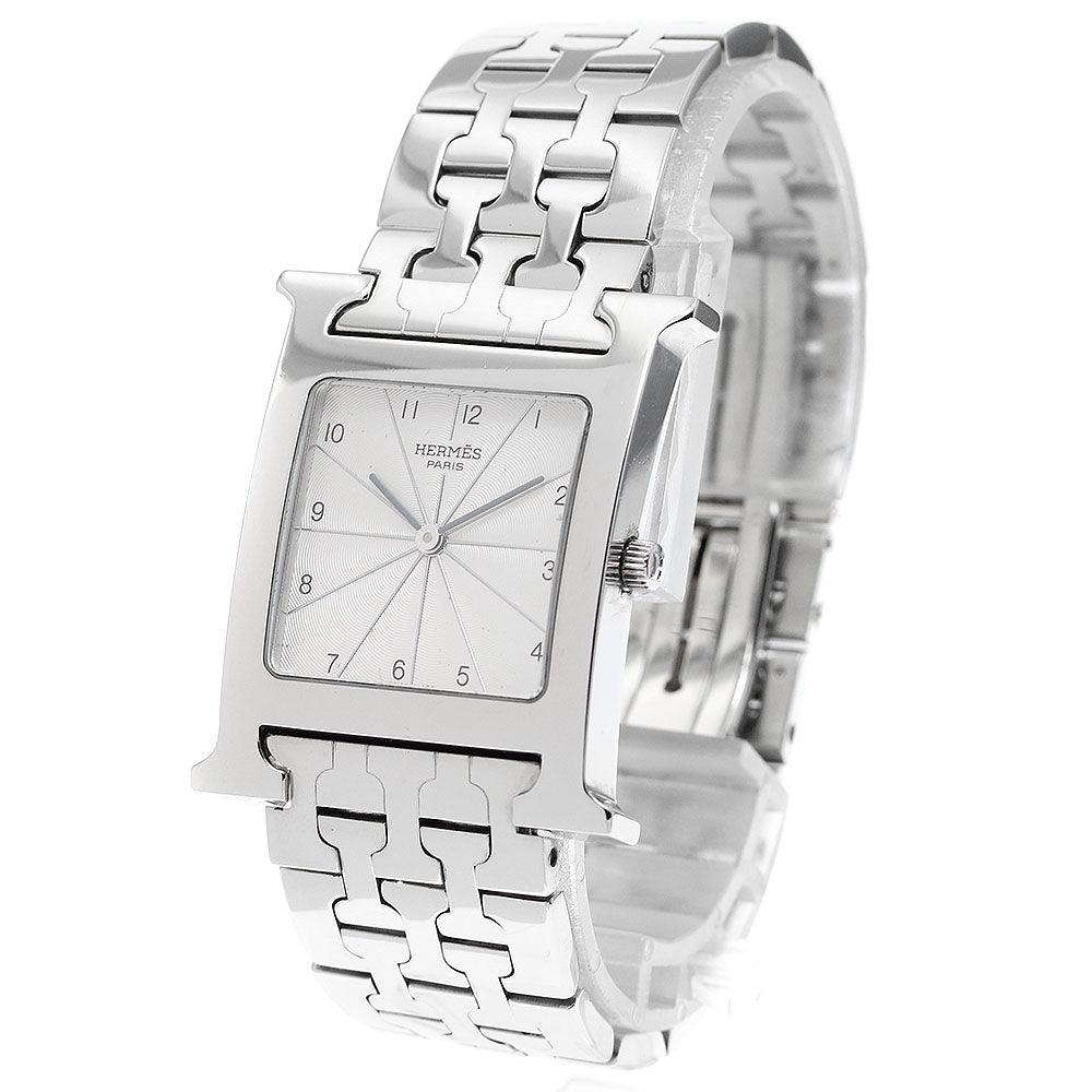HERMES H watch HH1.710 Silver Dial Quartz Men's Watch_906253