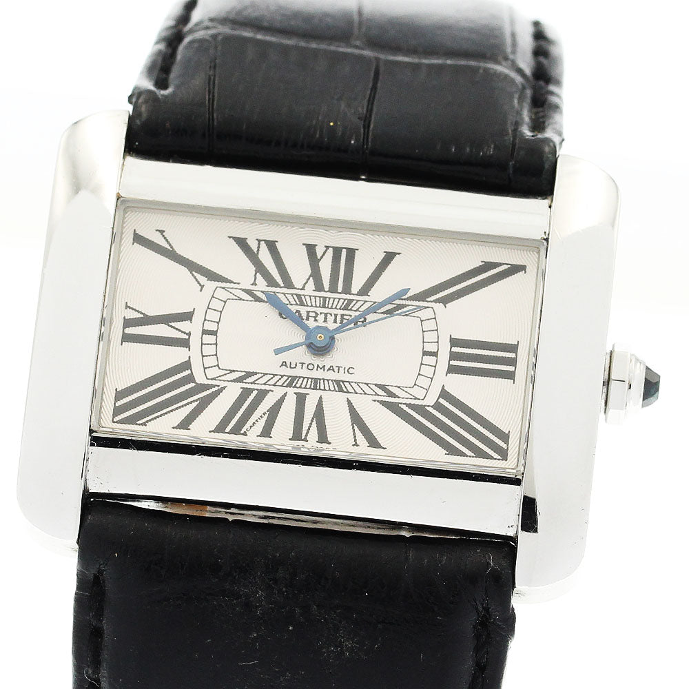 CARTIER Tank Divan LM W6300755 beige Dial Automatic Men's Watch_906259