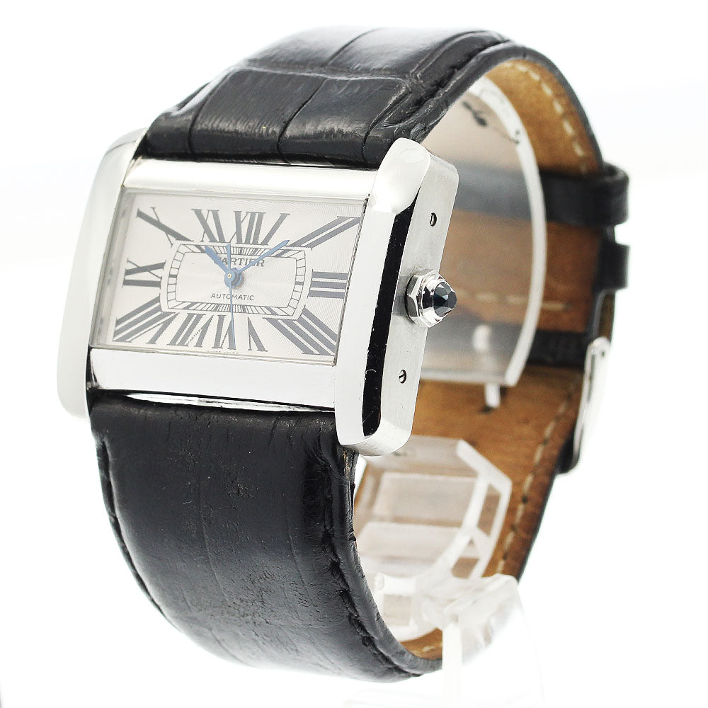 CARTIER Tank Divan LM W6300755 beige Dial Automatic Men's Watch_906259