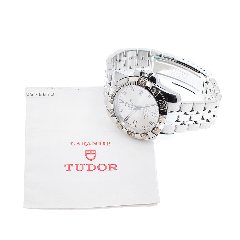 TUDOR Hydro Note II 20030 Date Silver Dial Automatic Men's Watch_906271