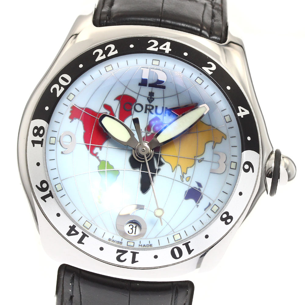 CORUM Bubble GMT 383.250.20 Date blue Dial Automatic Men's Watch_906275