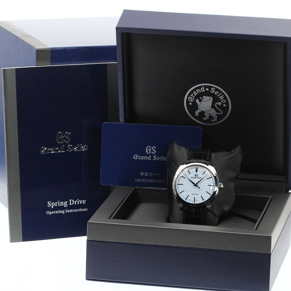 SEIKO Grand Seiko Omiwatari SBGY007/9R31-0AD0 Spring drive Ice blue Dial Spring drive Men's Watch_906276