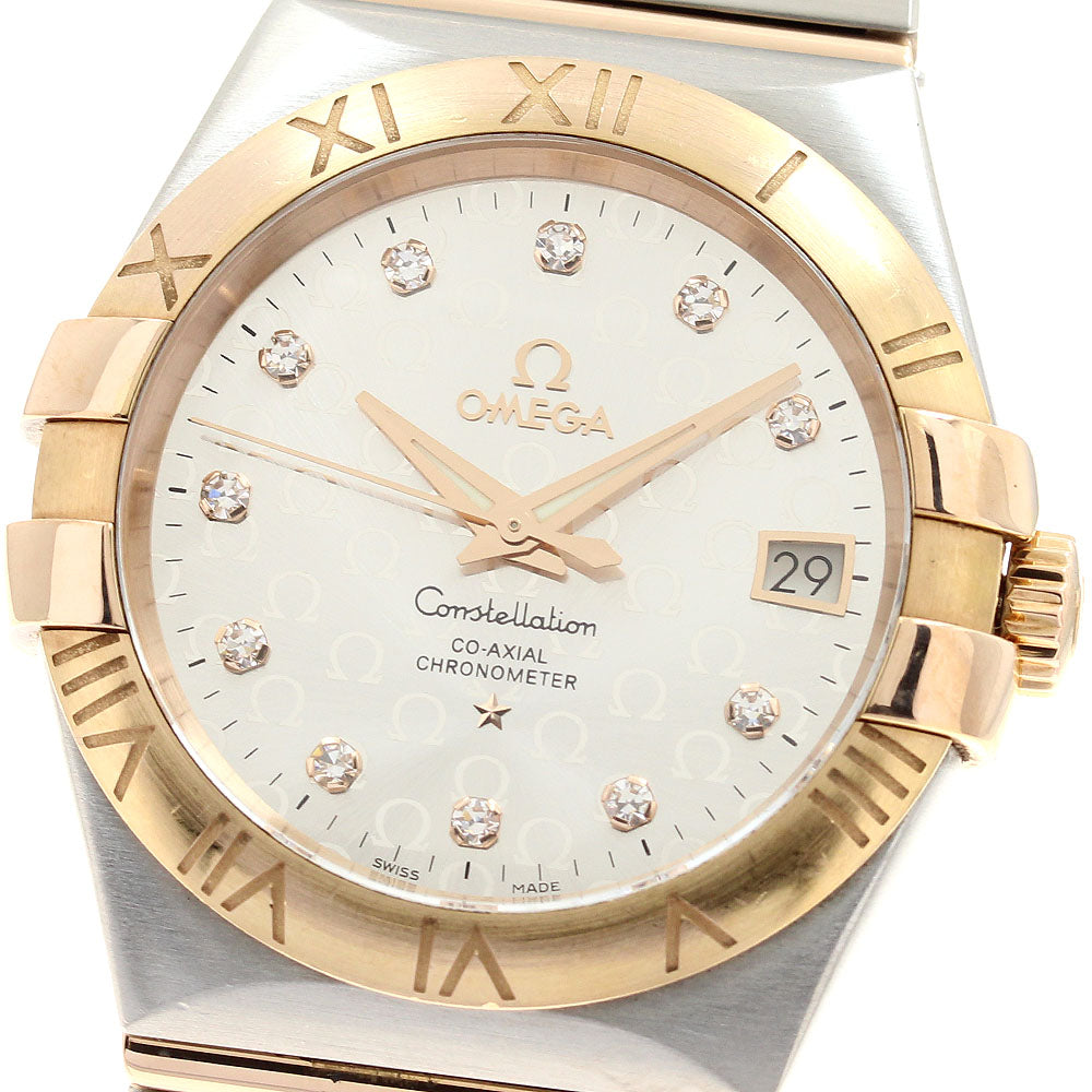 OMEGA Constellation 123.20.35.20.52.003 11P diamond Automatic Men's Watch_906281