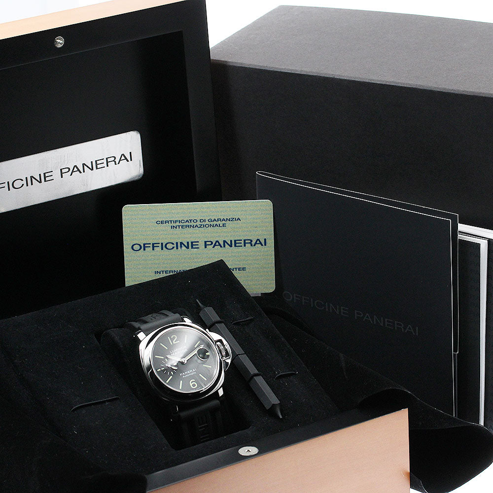 PANERAI Luminor Marina PAM00104 Small Second Date Automatic Men's Watch_906346
